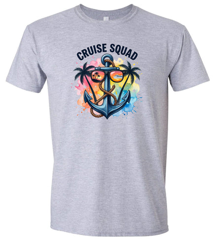 Anchored Cruise Squad Children's Gildan Soft Shirt