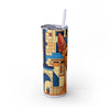 Skinny Tumbler with Straw – 20 oz Stainless Steel Cup