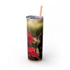 Skinny Tumbler with Straw – 20 oz Stainless Steel Cup