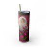 Skinny Tumbler with Straw – 20 oz Stainless Steel Cup
