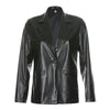 New product women's fashion leather PU suit