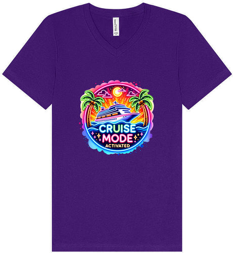 Cruise Mode Activated Unisex V-Neck Shirt