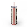 Skinny Tumbler with Straw – 20 oz Stainless Steel Cup