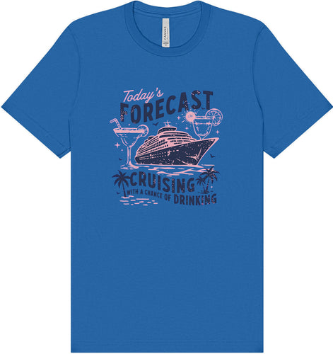 Cruising with a Chance of Drinking Adult Bella Canvas Shirt