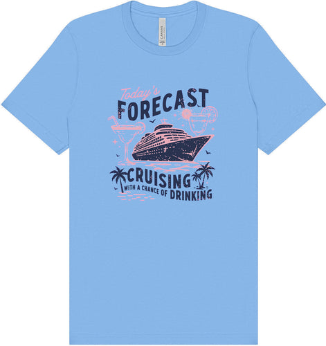 Cruising with a Chance of Drinking Adult Bella Canvas Shirt