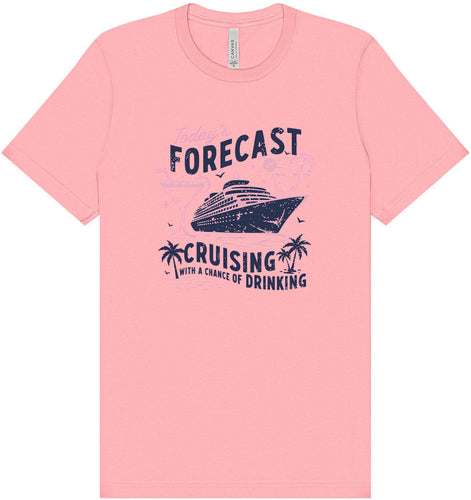 Cruising with a Chance of Drinking Adult Bella Canvas Shirt