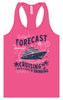 Cruising with a Chance of Drinking Women's Racerback Tank