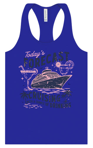 Cruising with a Chance of Drinking Women's Racerback Tank