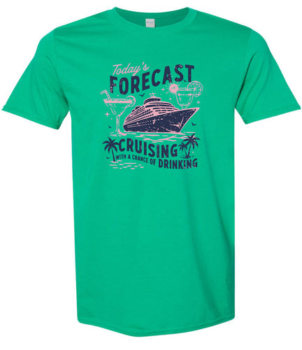 Cruising with a Chance of Drinking Adult Gildan Soft Shirt