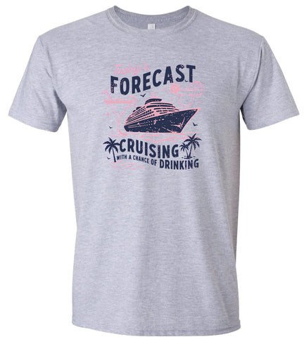 Cruising with a Chance of Drinking Adult Gildan Soft Shirt
