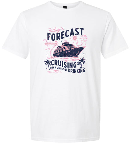 Cruising with a Chance of Drinking Adult Gildan Soft Shirt