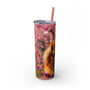 Skinny Tumbler with Straw – 20 oz Stainless Steel Cup