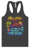 Besties Trip Cruise 2026 Women's Racerback Tank