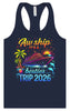 Besties Trip Cruise 2026 Women's Racerback Tank