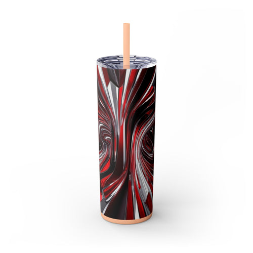 Skinny Tumbler with Straw – 20 oz Stainless Steel Cup