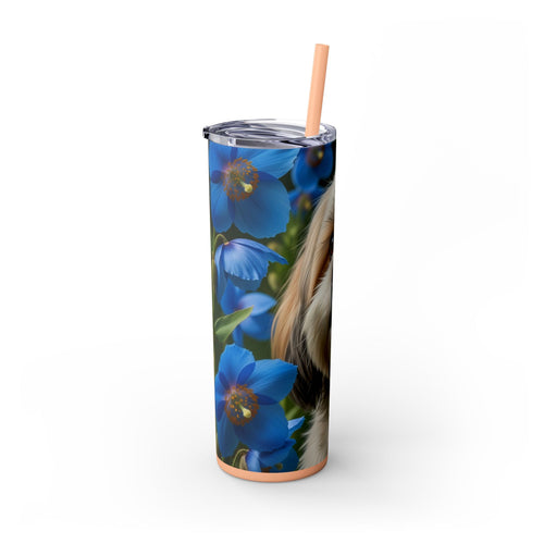 Skinny Tumbler with Straw – 20 oz Stainless Steel Cup