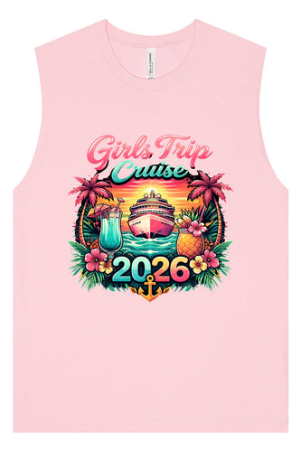 Girls Trip Cruise 2026 Muscle Tank