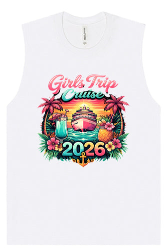 Girls Trip Cruise 2026 Muscle Tank