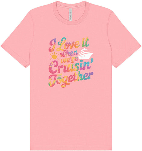 Tie Dye Cruisin' Together Adult Bella Canvas Shirt