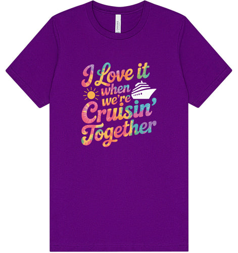 Tie Dye Cruisin' Together Adult Bella Canvas Shirt