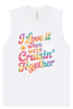 Tie Dye Cruisin' Together Muscle Tank