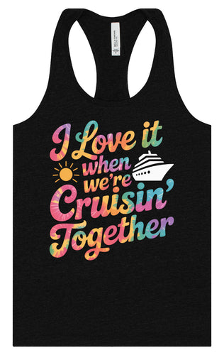 Tie Dye Cruisin' Together Women's Racerback Tank