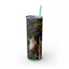Skinny Tumbler with Straw – 20 oz Stainless Steel Cup
