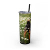 Skinny Tumbler with Straw – 20 oz Stainless Steel Cup