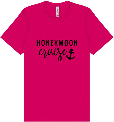 Honeymoon Cruise Adult Bella Canvas Shirt