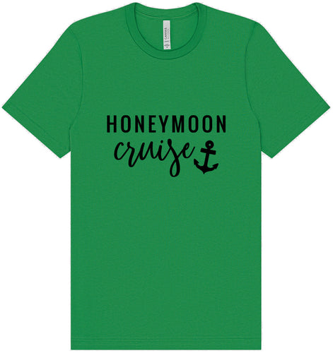 Honeymoon Cruise Adult Bella Canvas Shirt
