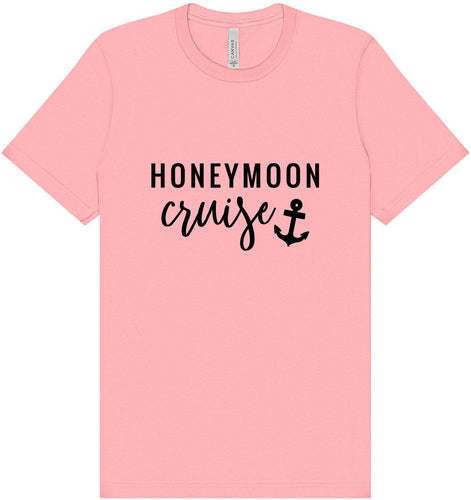 Honeymoon Cruise Adult Bella Canvas Shirt