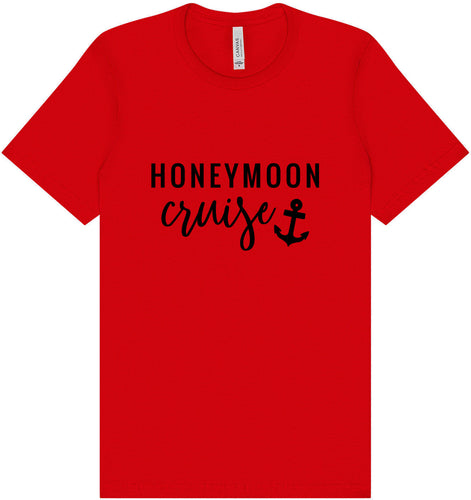 Honeymoon Cruise Adult Bella Canvas Shirt