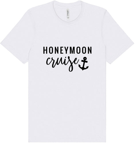 Honeymoon Cruise Adult Bella Canvas Shirt