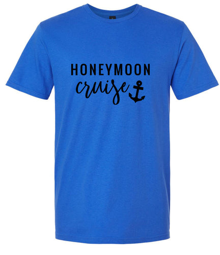 Honeymoon Cruise Adult Gildan Soft Shirt