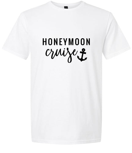 Honeymoon Cruise Adult Gildan Soft Shirt