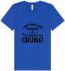 Can't Keep Calm on my Honeymoon Cruise Unisex V-Neck Shirt