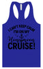 Can't Keep Calm on my Honeymoon Cruise Women's Racerback Tank