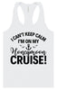 Can't Keep Calm on my Honeymoon Cruise Women's Racerback Tank