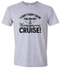 Can't Keep Calm on my Honeymoon Cruise Adult Gildan Soft Shirt