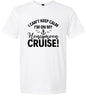 Can't Keep Calm on my Honeymoon Cruise Adult Gildan Soft Shirt