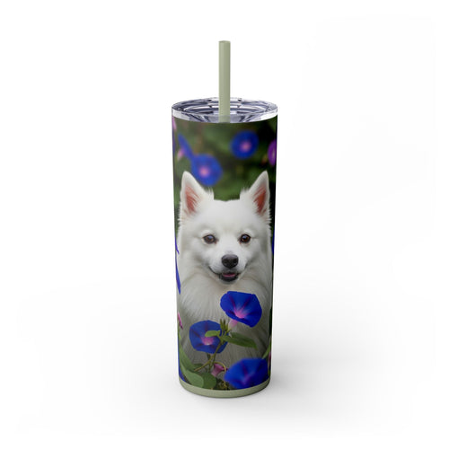 Skinny Tumbler with Straw – 20 oz Stainless Steel Cup