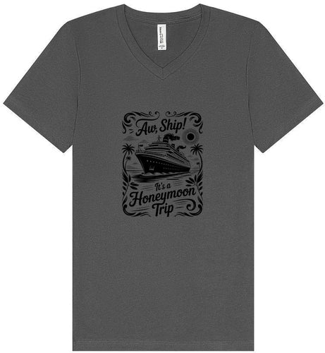 Aw Ship! Honeymoon Trip Unisex V-Neck Shirt