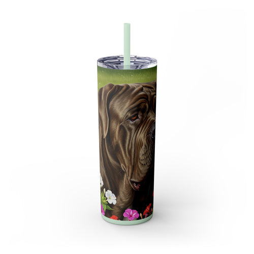 Skinny Tumbler with Straw – 20 oz Stainless Steel Cup