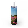 Skinny Tumbler with Straw – 20 oz Stainless Steel Cup