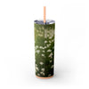 Skinny Tumbler with Straw – 20 oz Stainless Steel Cup