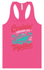 Cruisin' Through Life Together Women's Racerback Tank