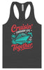 Cruisin' Through Life Together Women's Racerback Tank