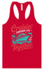 Cruisin' Through Life Together Women's Racerback Tank