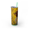Skinny Tumbler with Straw – 20 oz Stainless Steel Cup