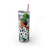 Skinny Tumbler with Straw – 20 oz Stainless Steel Cup